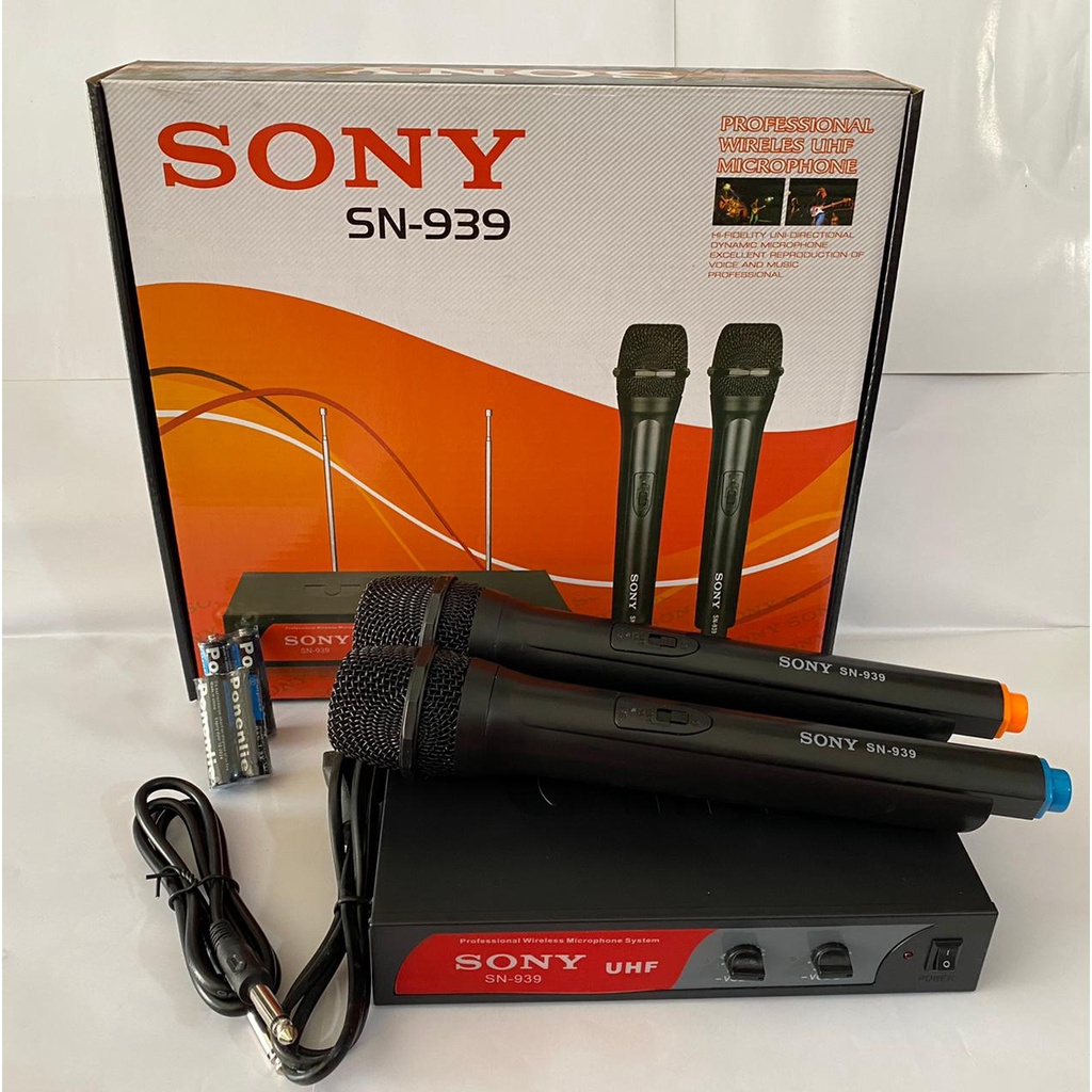 MIC KAROKE MICROPHONE MIKROFON KAROKE SONY