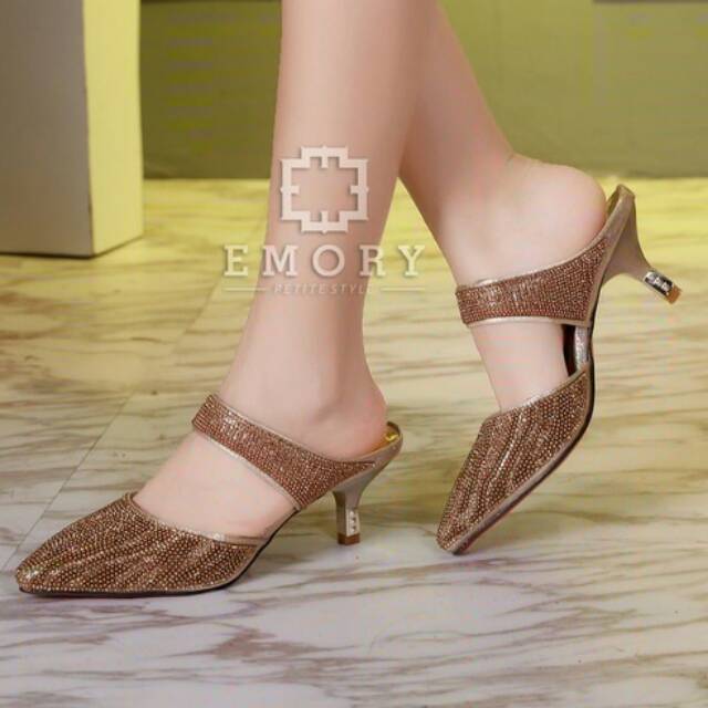 SENDAL HEELS EMORY SRIKANDI ORI.
Series 21EMO380.  IMPORT BATAM MURAH