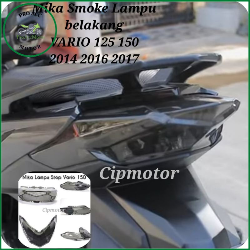 Mika smoke lampu stop Vario 125 150 Fi Led 2014 2015 2016 2017 (bisa cod)