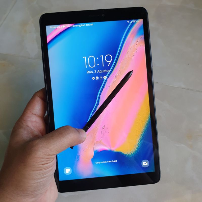 Samsung Galaxy Tab A 2019 8&quot; SM-P205 with s pen 3/32gb Ram 3gb Rom 32gb second berkualitas