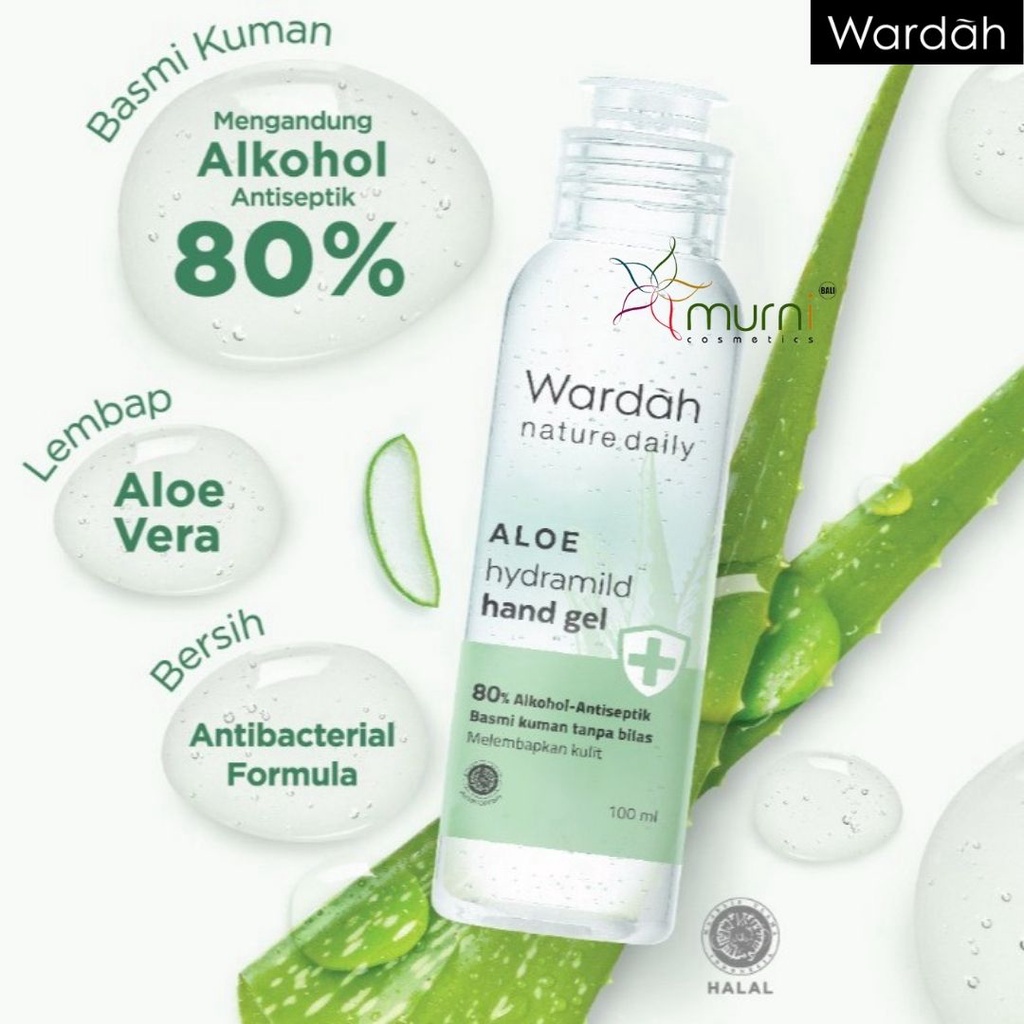 WARDAH Nature Daily Aloe Hydramild Hand Gel 100ml