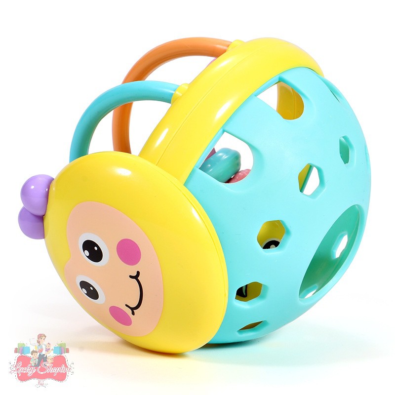 [BIG SALE] Mainan bayi bola rattle/teether/kerincingan/bentuk animal lebah lucu