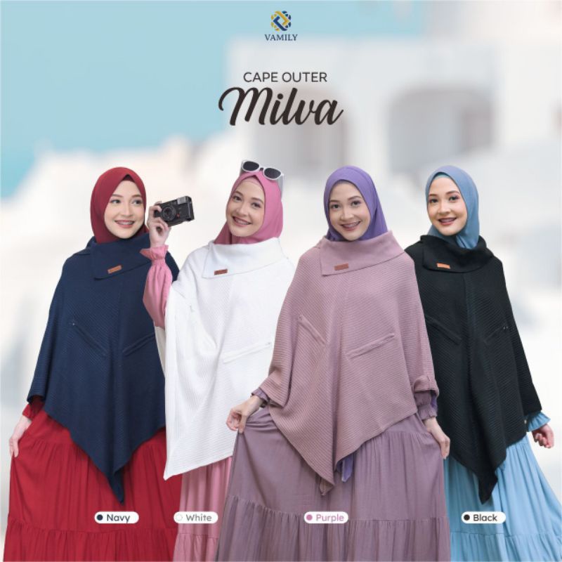 MILVA CAPE OUTER RAJUT BY FALOVA & VAMILY