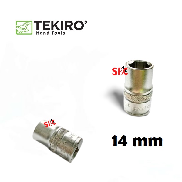 TEKIRO Mata Kunci Anak Sok Sock Socket Shock 1/2" Inch 14 mm