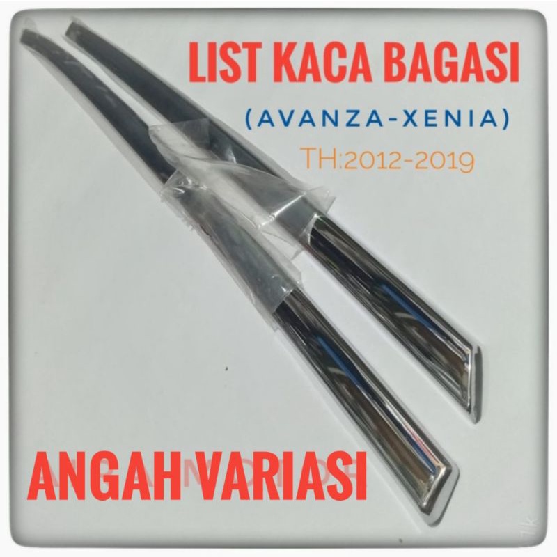 List Kaca Bagasi Avanza Xenia Veloz 2012 - 2019 List Kaca Belakang Avanza