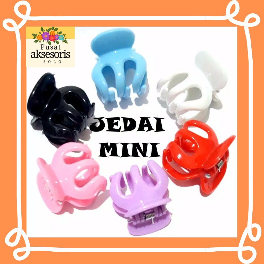 JEDAI MINI 3CM / JEPIT RAMBUT/ JEPITAN PONI / JEDAI