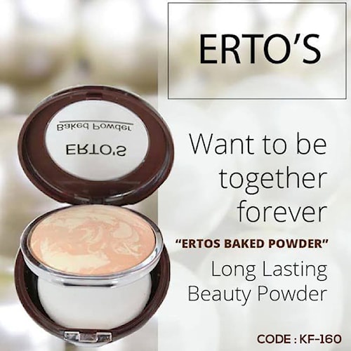 Ertos Bedak Padat Bedak Pemutih Wajah – Skincare Bedak Powder Whitening Pemutih Kulit Glowing