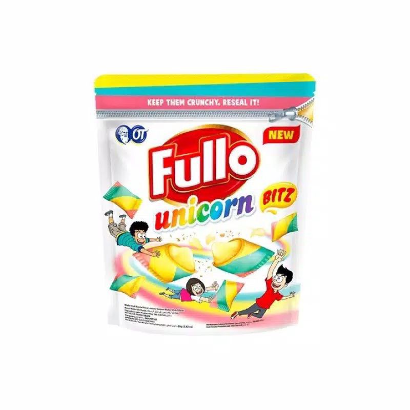 

Fullo Unicorn Bitz wafer roll 80 gr