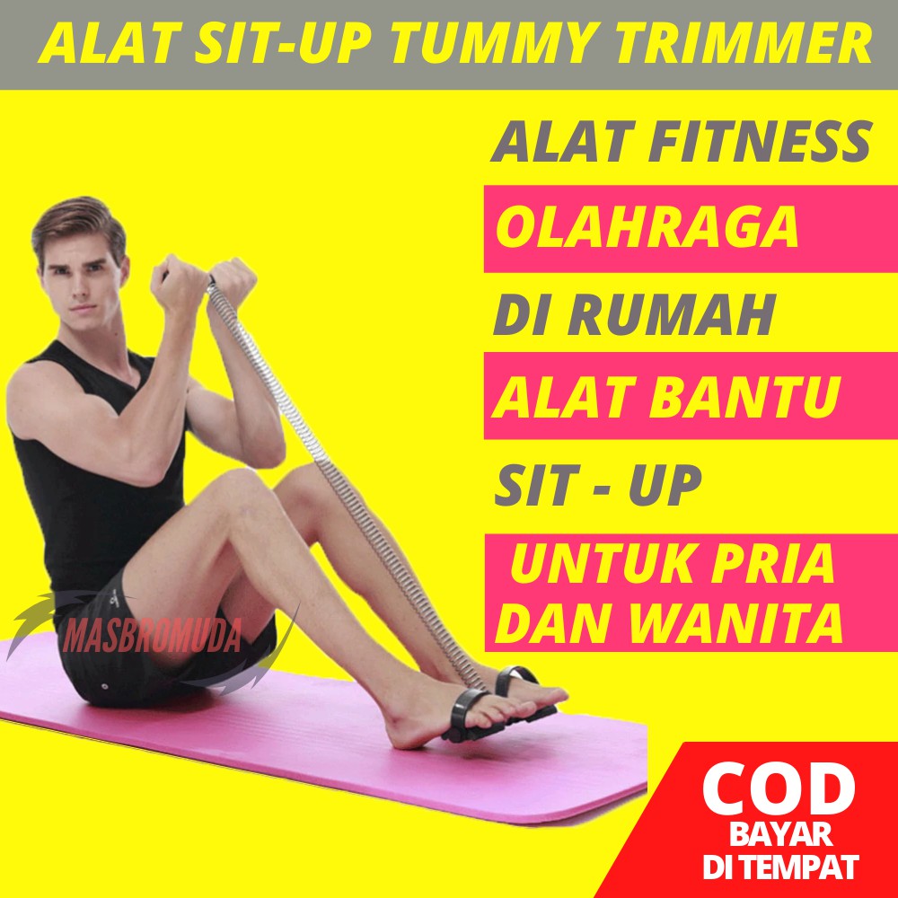 TUMMY TRIMMER ALAT FITNESS RUMAH PERLENGKAPAN GYM TUMY TRIMER PENGECIL PERUT BUNCIT BJ09