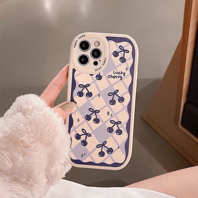 [TPC] Phone Case IPHONE 6 6S 7 8 PLUS X XS MAX XR 11 12 13 PRO MAX CHERRY Casing Lucu Korean IP025