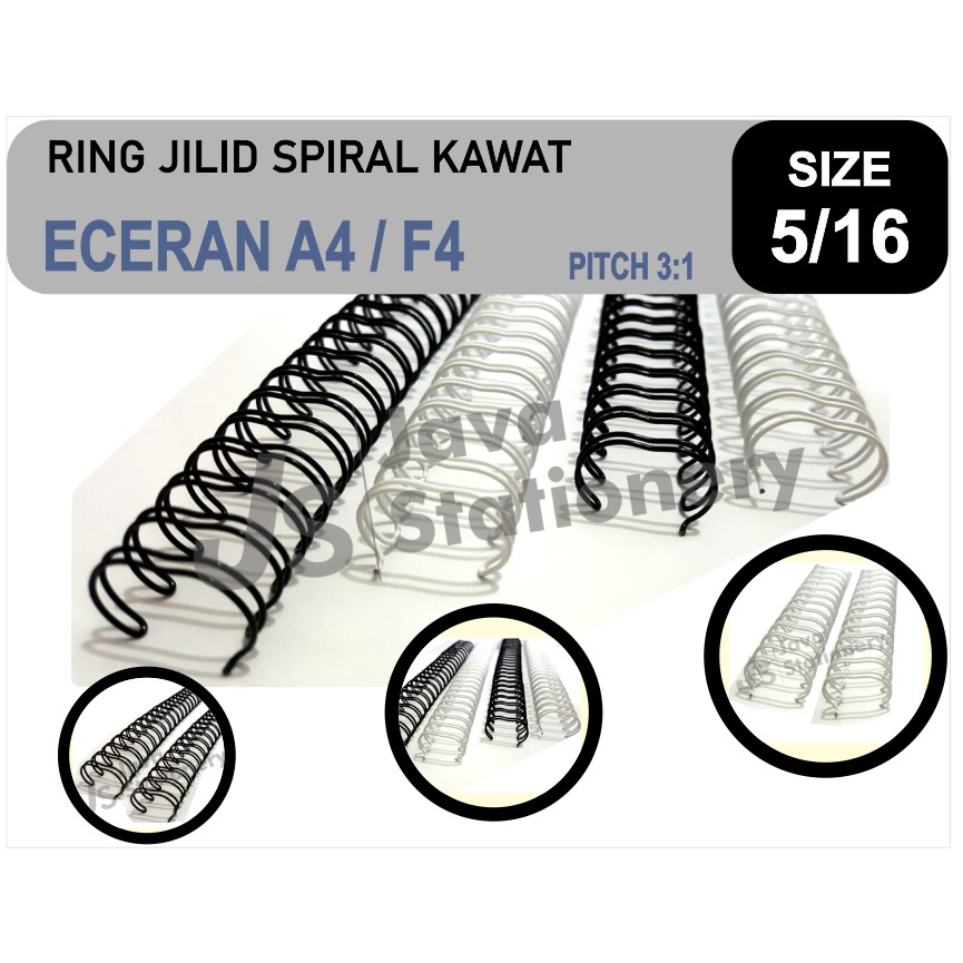 

Spiral Kawat No 5, ECERAN 3:1 - 5/16, Harga Per pcs. PALINGMURAH