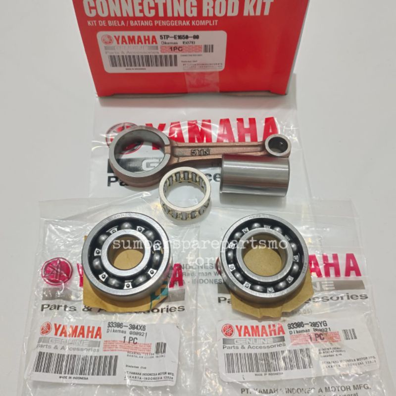 Jual Paket Stang Seher Connecting Rod Jupiter Z Vega R New Bearing Kruk As Kiri Kanan