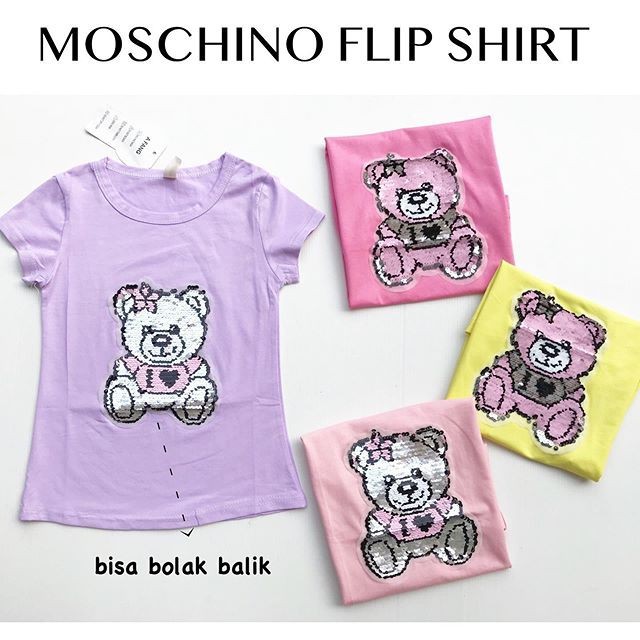 LAST STOCK  - MOSCHI FLIP SHIRT  baju bayi perempuan baju anak dress bayi jumper anak babeebabyshop