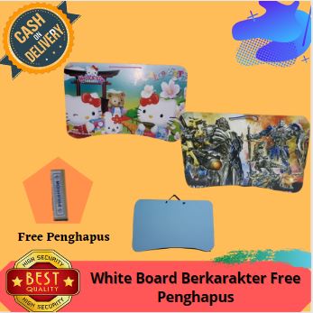 

Terbaru White Board Anak Berbagai Karakter/White Board Free Penghapus
