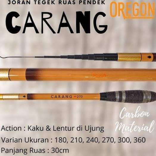 hanya disini] Joran/Tegek Oregon Carang 360CM / 3.6M | Full Carbon | Hard