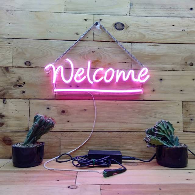 Welcome Neon Flex / Neon Sign / Neon Light