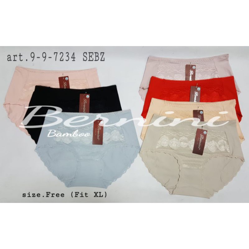 Celana Dalam Bernini Renda Motif Bamboo CD7234