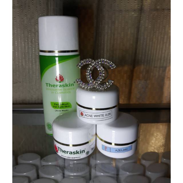 Theraskin Acne white + bekas hitam jerawat