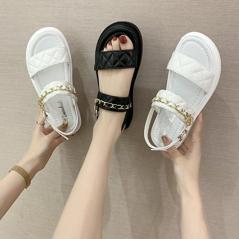 Sandal Wedges Wanita Lookalike ELEGAN GOOD QUALITY IMPOR