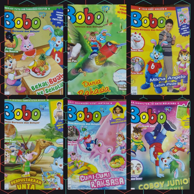 Majalah BOBO Tahun 2013