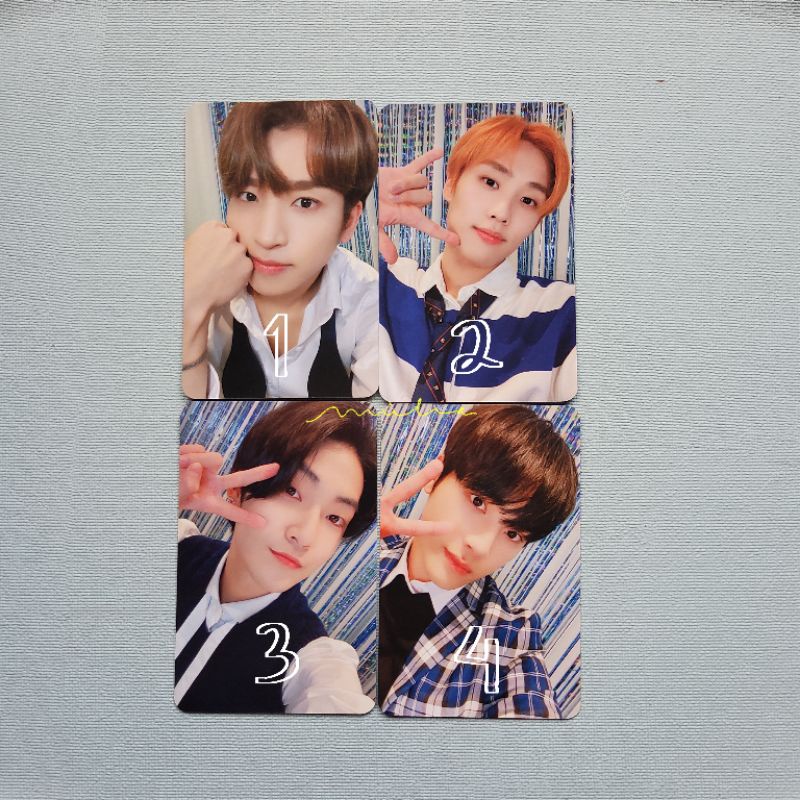 The Boyz VC Segre 2021 Bene Photocard :: Sangyeon, Jacob, Kevin, Haknyeon