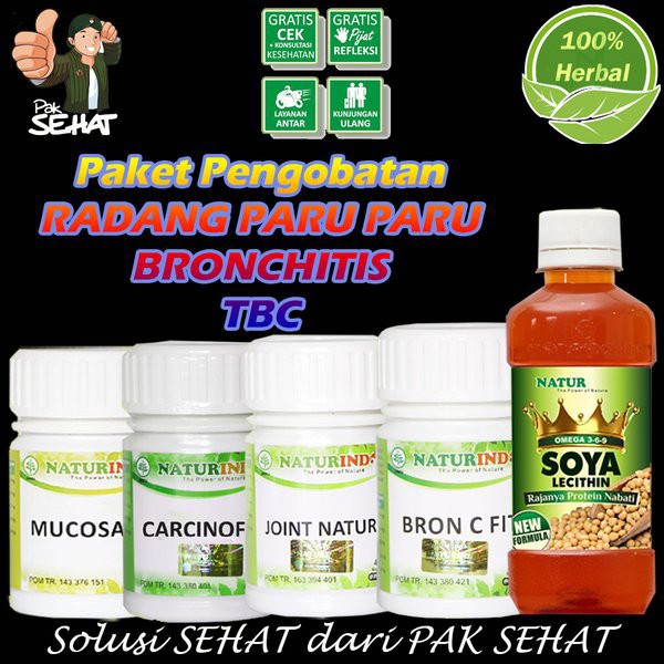 

Obat TBC RADANG PARU PARU Paket Naturindo sesak nafas asma batuk berdahak batuk menahun con