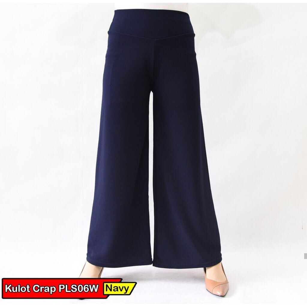 KULOT WANITA TERBARU/BAHAN MELAR TIDAK MUDAH KUSUT/LEMBUT DAN NYAMAN-NAVY