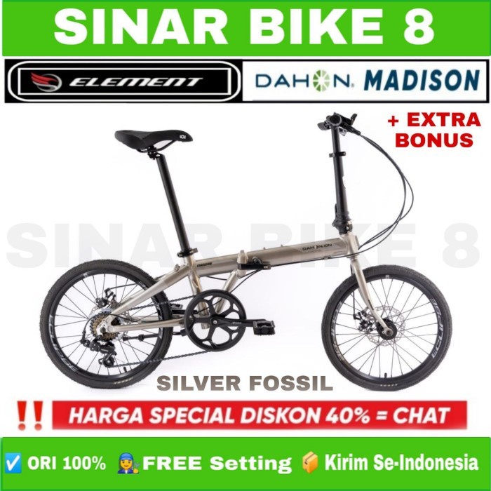 Sepeda Lipat DAHON ION MADISON Ukuran 20 Inch New 2022 Folding Bike Alloy