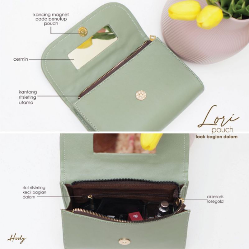 Ready stok, LORI POUCH by HODY