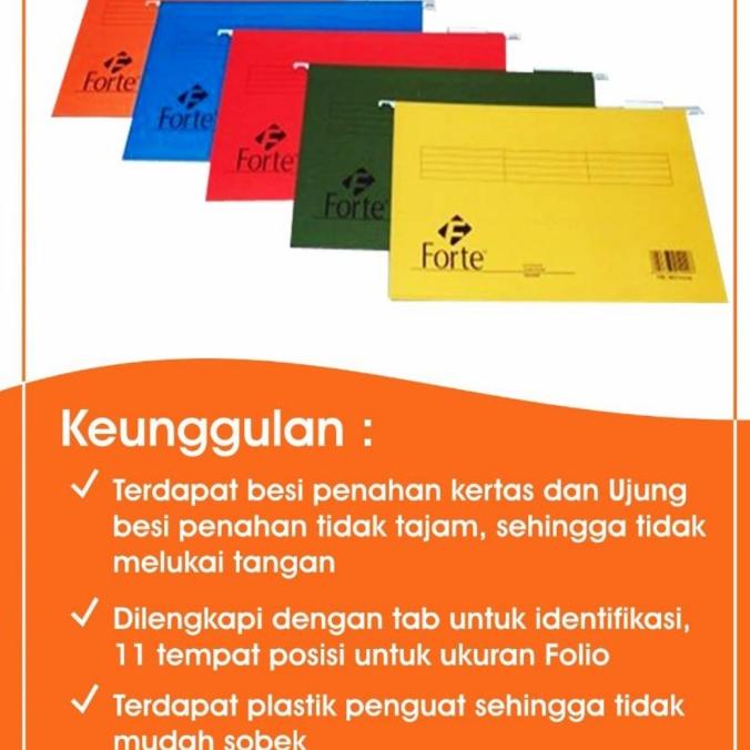 

hang map Folio Forte / Hanging Map /Map Gantung Folio sedus (50Pcs)