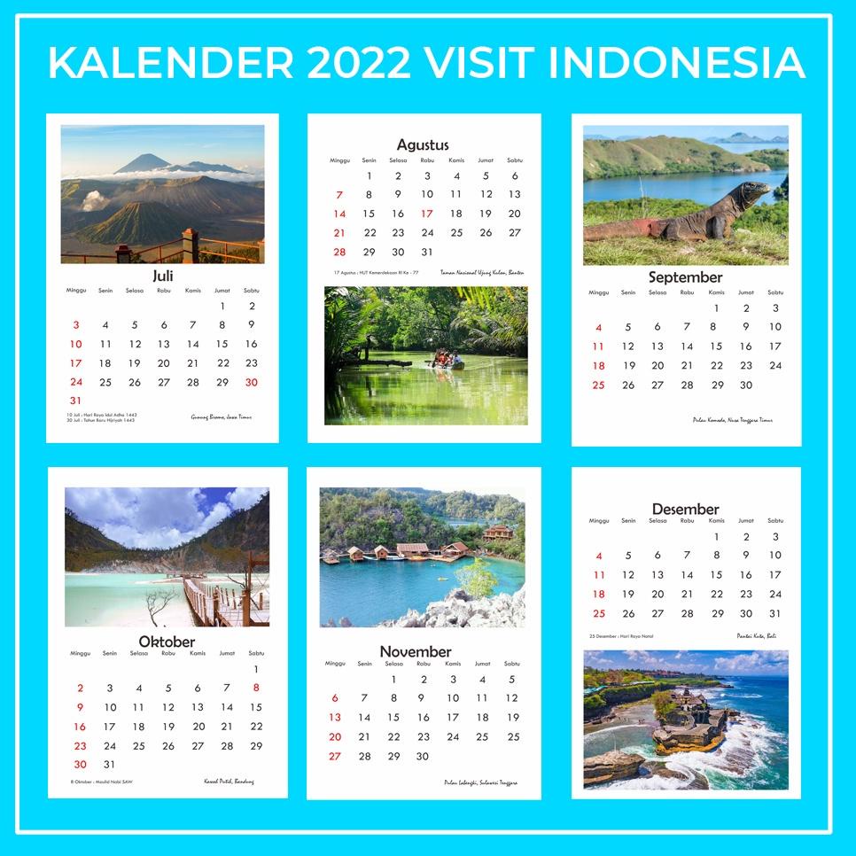 

❅Terbatas➡ KALENDER MEJA 2023 VISIT INDONESIA (BISA CUSTOM FOTO) W54 ❅