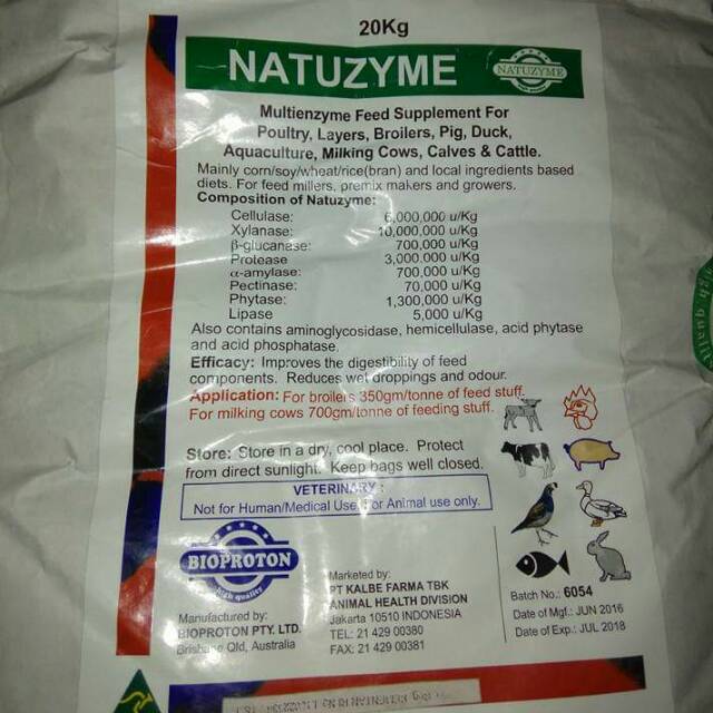 Natuzym multi Enzyme Untuk ternak