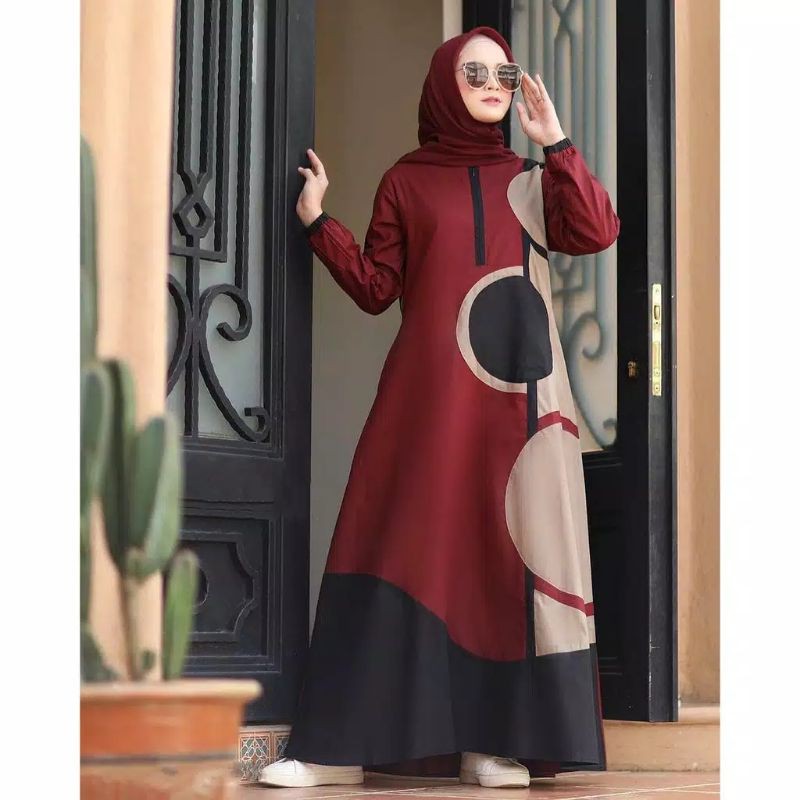 Jovita maxy dress baju gamis pakaian wanita fashion muslim