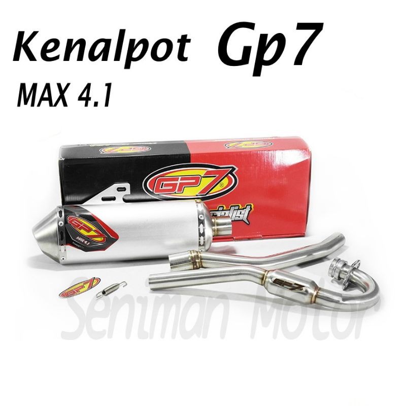 Kenalpot GP 7 MAX 4.1 KLX 150 BF DTracker CRF 150 Original Kenalpot Muffler GP7 MAX 41 Standart