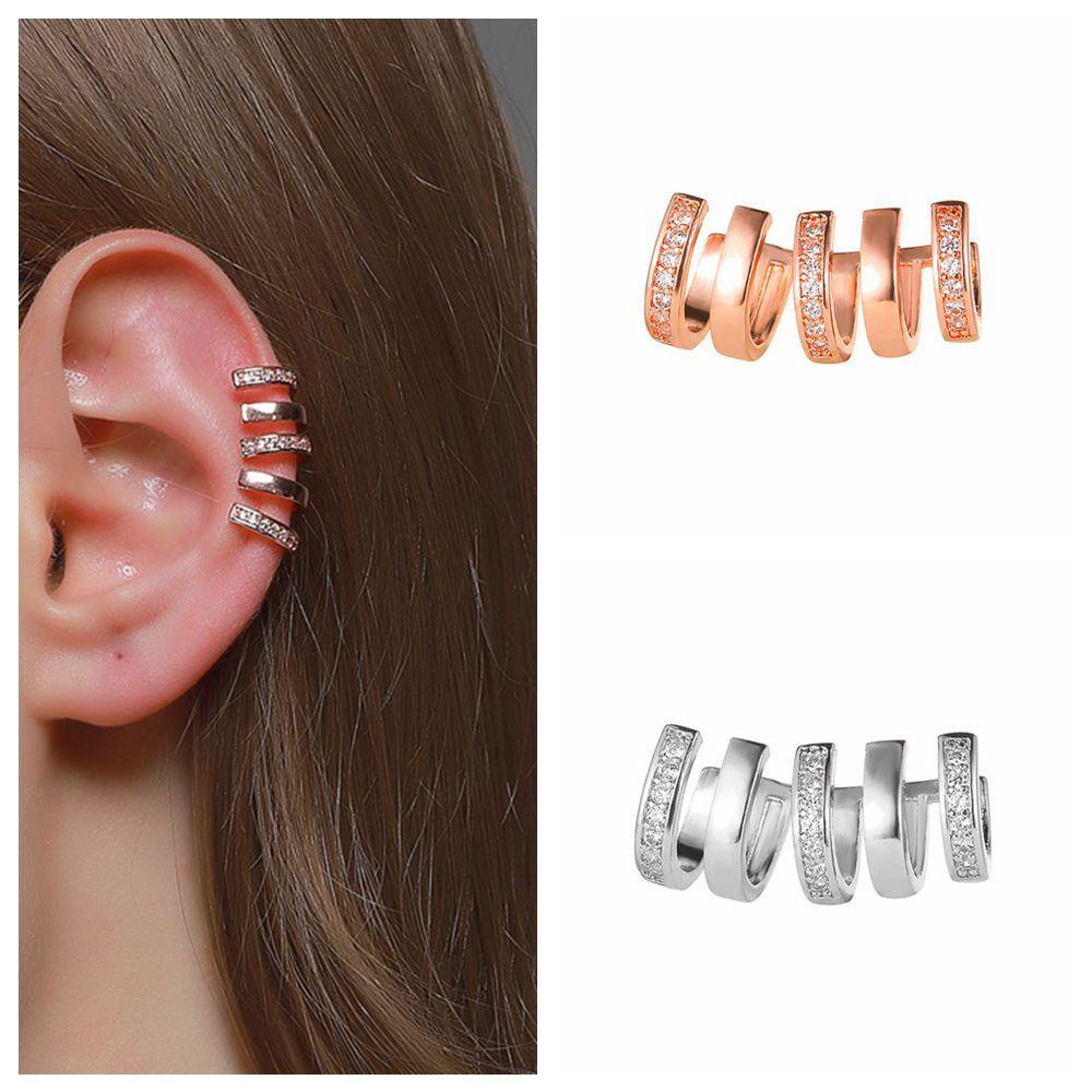 Preva Claw Earrings Cuff Fashion Hadiah Wanita Pria Tanpa Tindik Anting Tragus