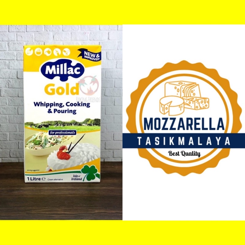 Jual Whipping Cream Gold Millac 1 liter Shopee Indonesia