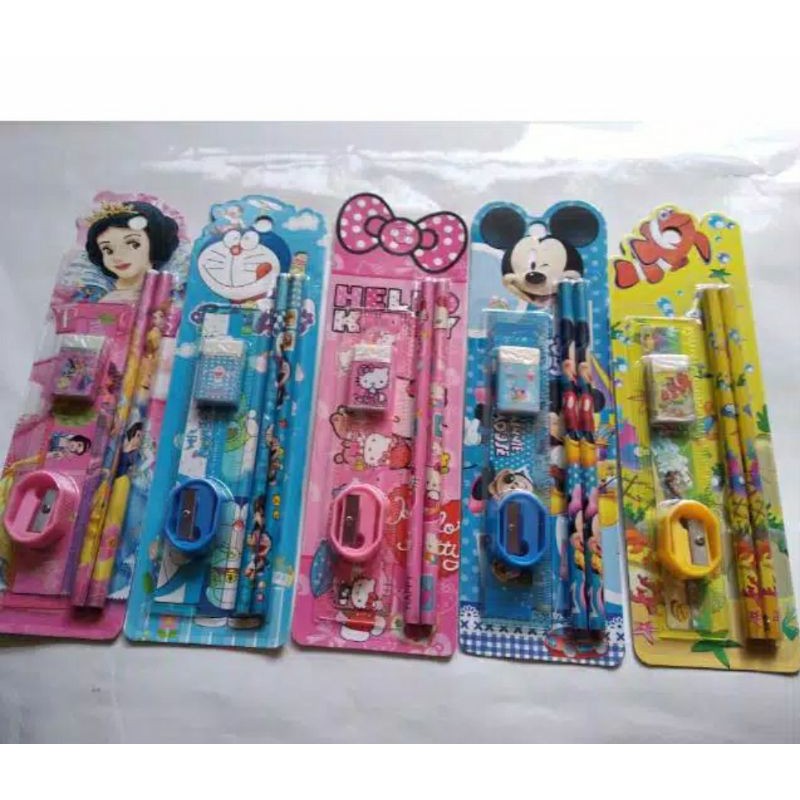 

Alat tulis SET / Alat tulis karakter /Souvenir Ulang Tahun Anak