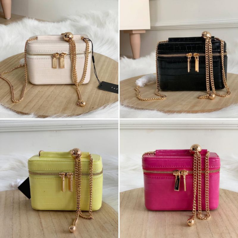 Tas Pedro pdro Vanity Case mini bag | Pdr Make up Sling bag Wanita Branded| Best Seller Joana  Boxy