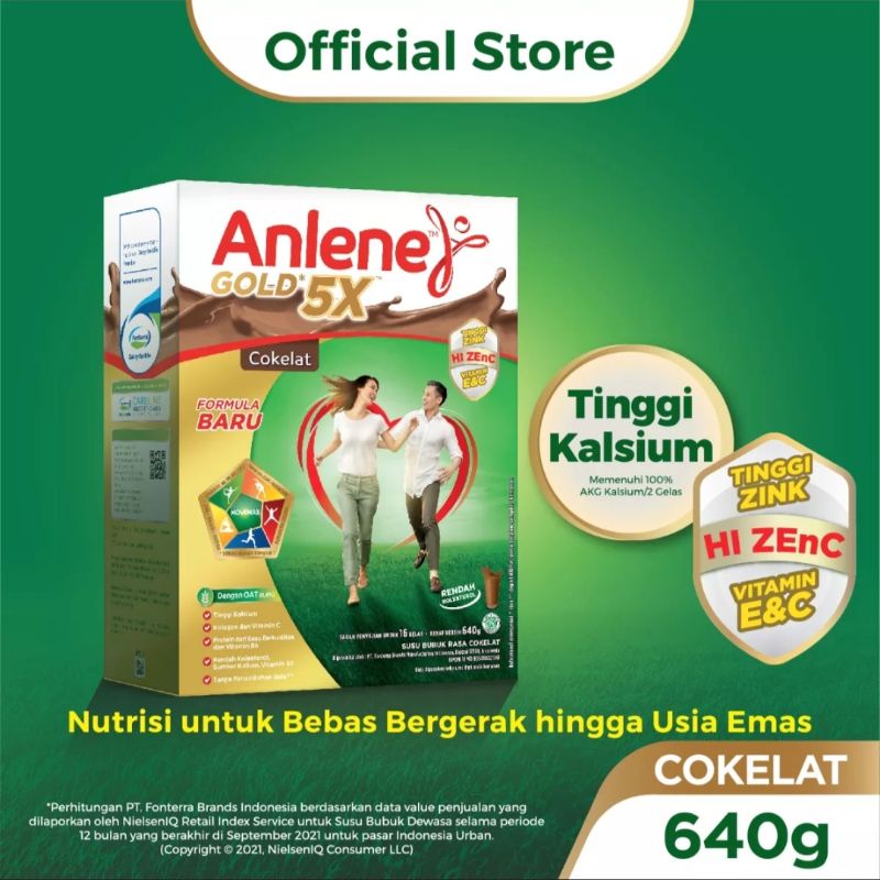 

Anlene Gold 5X 650/640 gram