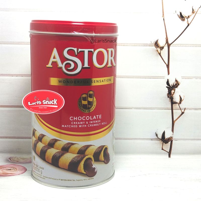 

Astor Double Chocolate Kaleng 330gr Snack Wafer Stick Coklat