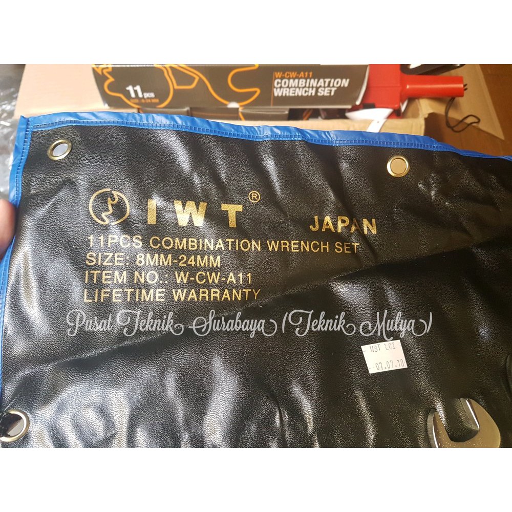 Kunci Ring Pas Set IWT 11pcs Limited