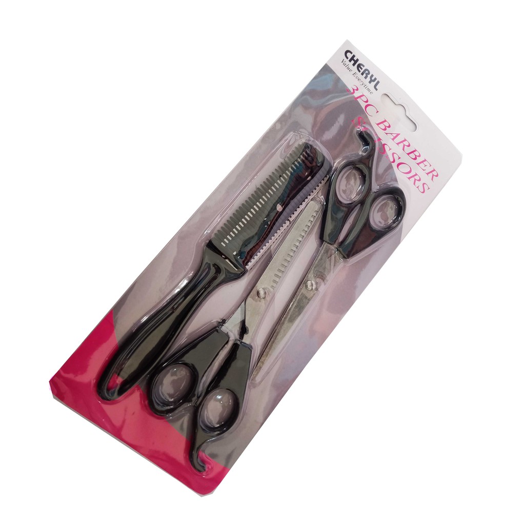 Set Peralatan Pencukur Rambut Gunting dan Sisir