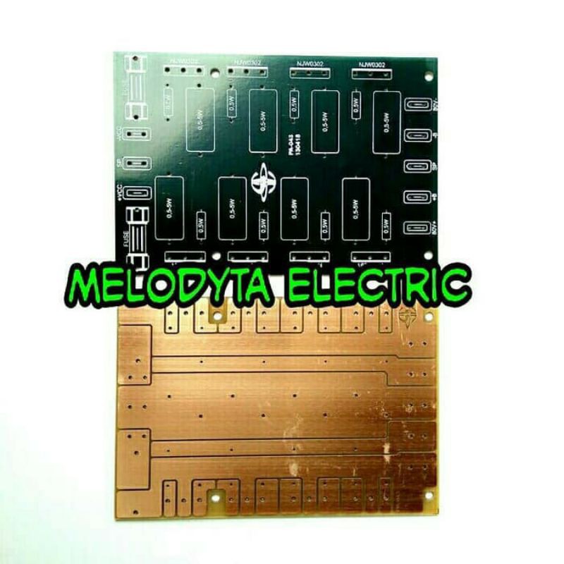 PCB Transistor Final Toshiba atau NJW