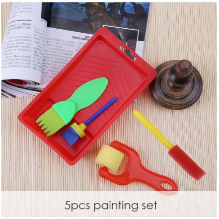 

5PCS - PAINTING SET / mainana nak untuk melukis