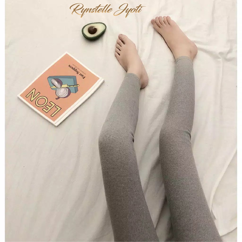 Rynstelle Legging Panjang Kaos Soft Rayon Premium