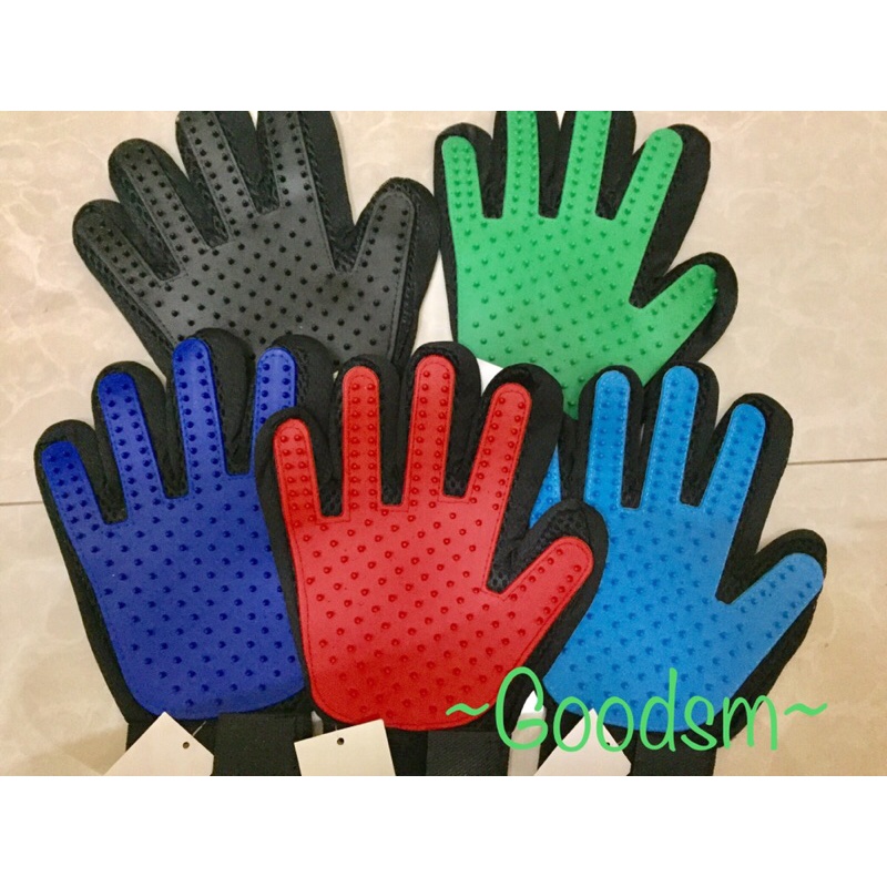 Pet Glove Sarung Tangan Bulu Anjing Kucing Sisir Bulu Hewan Pet Grooming Pet Brush