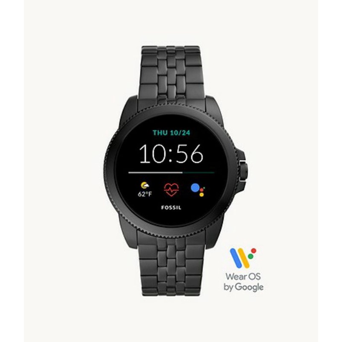 vilovette - Gen 5E Smartwatch Black Stainless Steel Leather FTW4056