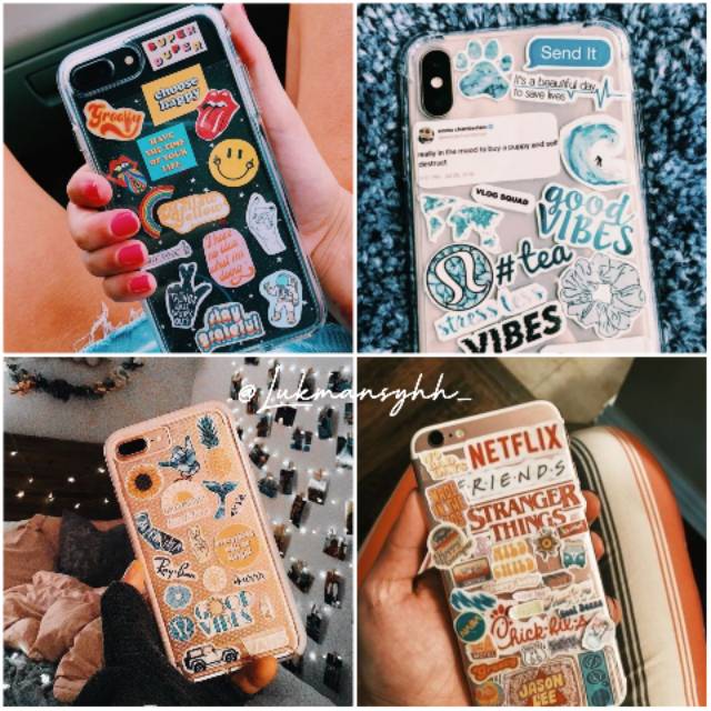  Stiker  Case Tumblr Aesthetic FULL ISI 4 Stiker  