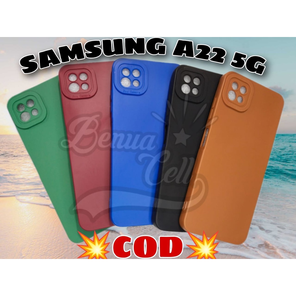 SAMSUNG A22 4G , M32 4G, A22 5G SOFTCASE PRO KAMERA PC SAMSUNG GALAXY A22 4G // M32 4G // A22 5G - BC