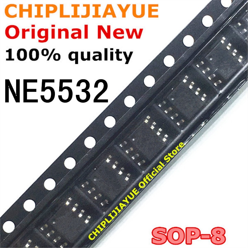 10-20pcs Chipset Ic Ne5532Dr Sop8 Ne5532 N5532 5532dr Sop-8 Smd